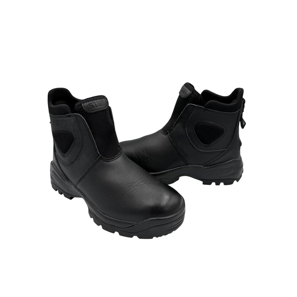 5.11 Tactical Men's Company CST 2.0 Black Leather Pull On Utility Work Boots